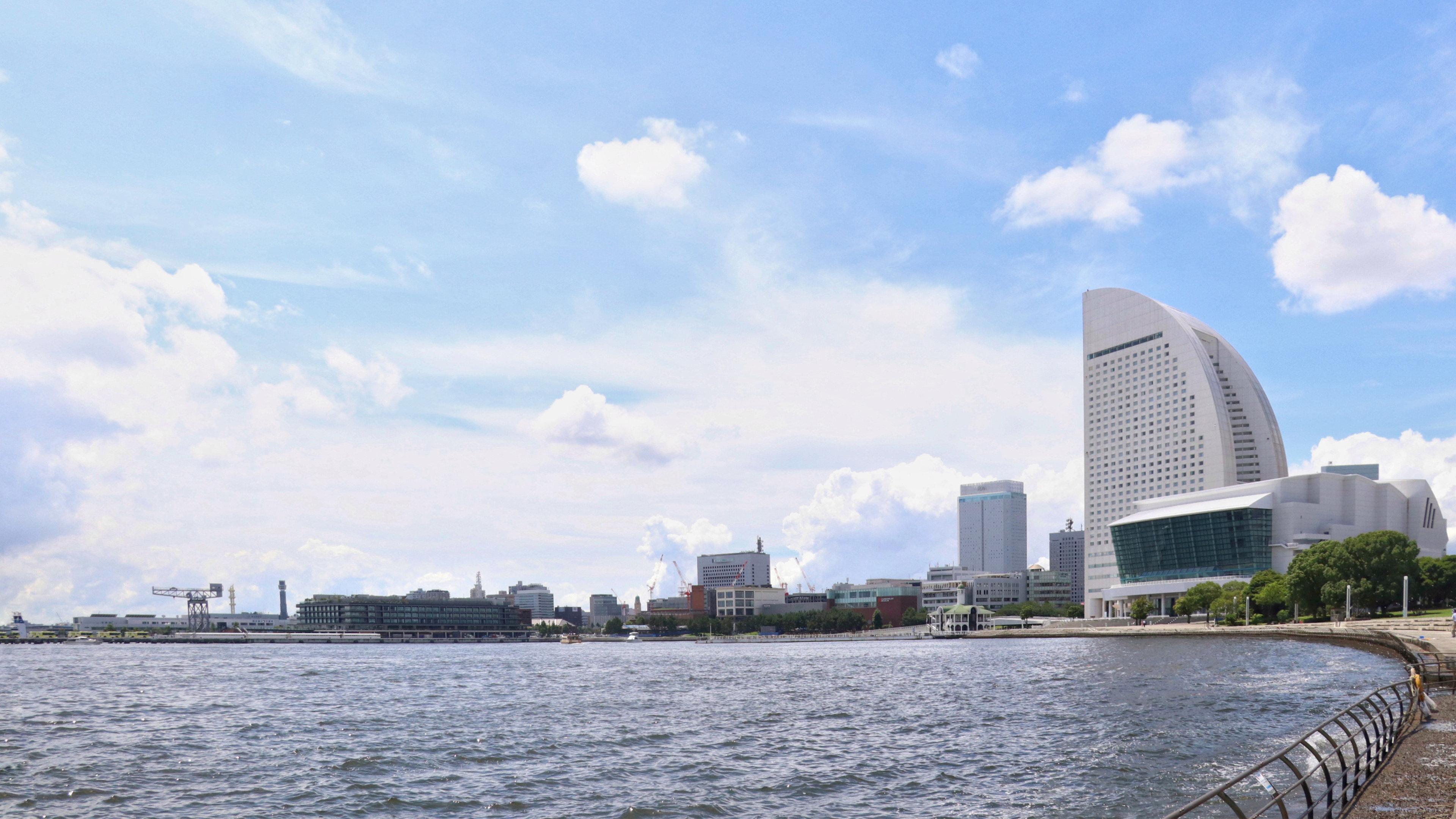 Intercontinental Yokohama Grand By Ihg Hotel Exterior photo View of the port of Nagoya