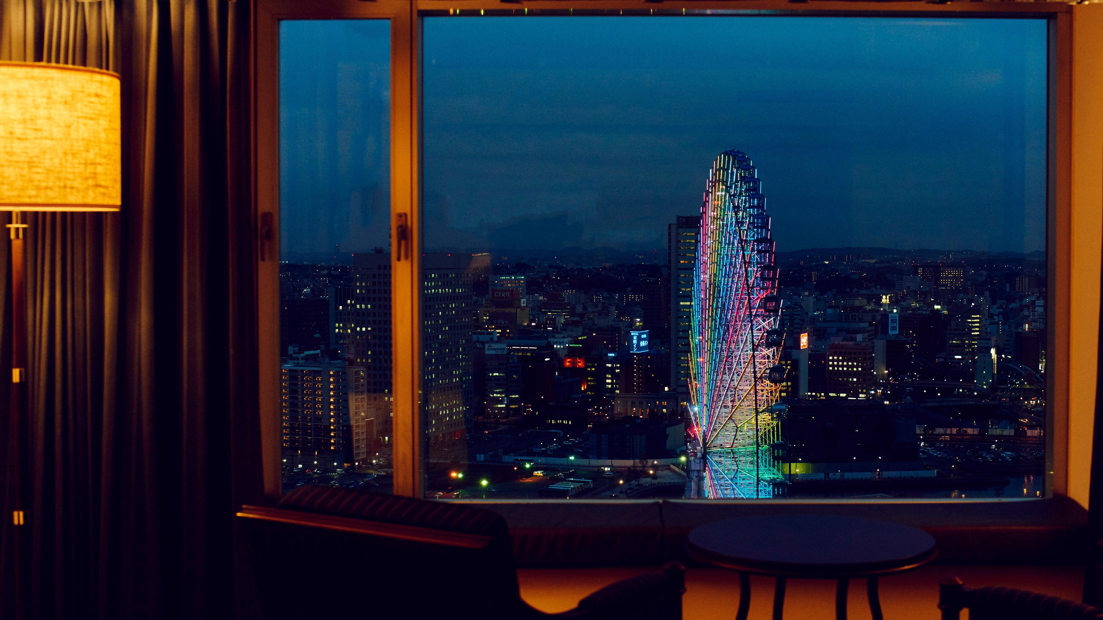 Intercontinental Yokohama Grand By Ihg Hotel Exterior photo View from a room at the hotel